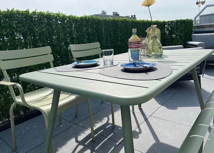 Lejlighed Penthouse Voor 2 Met 2 Ruime Terrassen Op 6 Min Wandelen Het